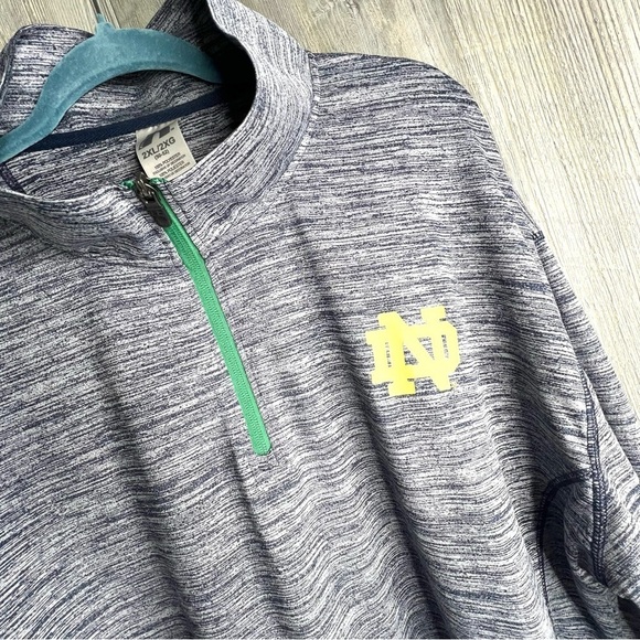 Notre Dame Quarter Zip Pullover - Picture 2 of 5